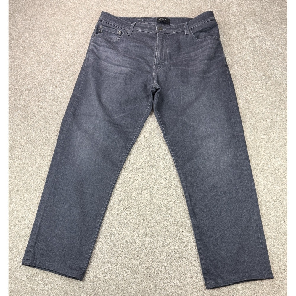 AG Adriano Goldschmied Tellis Modern Slim Jeans Men's 38x32 (Fits 36x27) Gray